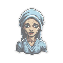Zombie Nurse Delights: Spooky Halloween Stickers for All Ages - Soldier Complex