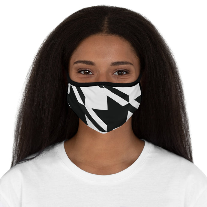 Women's Houndstooth Fitted Polyester Face Mask Accessories Assembled in the USA Assembled in USA Exclusive Face mask Face Masks facemask Houndstooth Made in the USA Made in USA Masks Sublimation Unisex