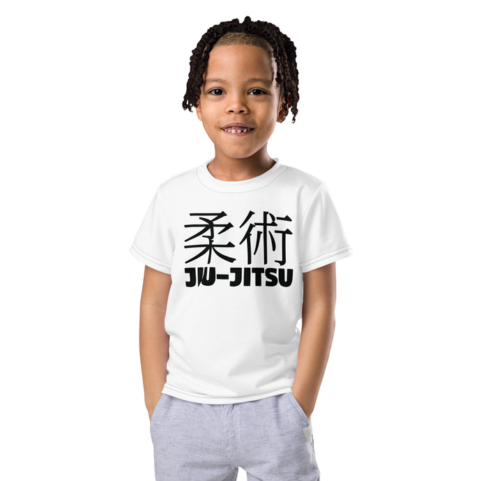 Active and Stylish: Boy's Short Sleeve Classic Jiu-Jitsu Rash Guard - Snow Boys Exclusive Jiu-Jitsu Kids Rash Guard Short Sleeve