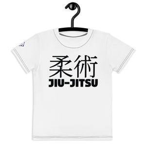 Active and Stylish: Boy's Short Sleeve Classic Jiu-Jitsu Rash Guard - Snow Boys Exclusive Jiu-Jitsu Kids Rash Guard Short Sleeve