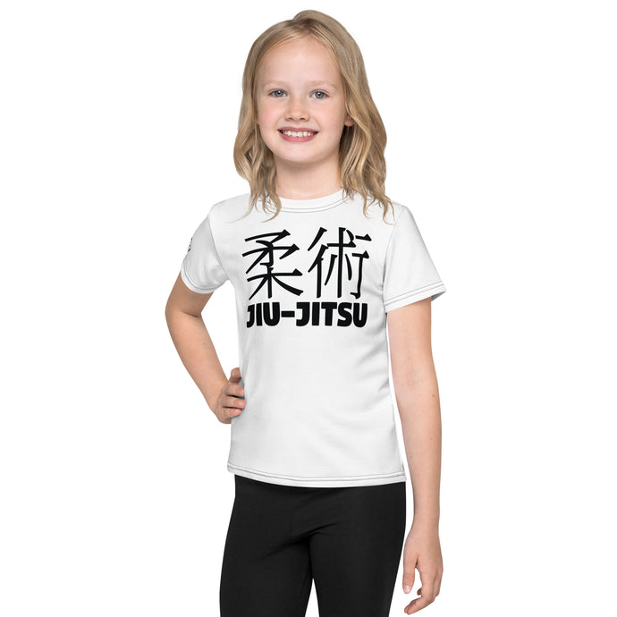 Active and Stylish: Girl's Short Sleeve Classic Jiu-Jitsu Rash Guard- Snow Exclusive Girls Jiu-Jitsu Kids Rash Guard Short Sleeve
