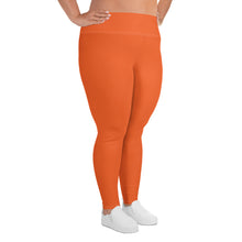 Active Comfort: Women's Plus Size Solid Yoga Pants - Flamingo