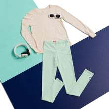 Active Days, Vibrant Ways: Youth Girls' Solid Workout Leggings – Surf Crest Alt