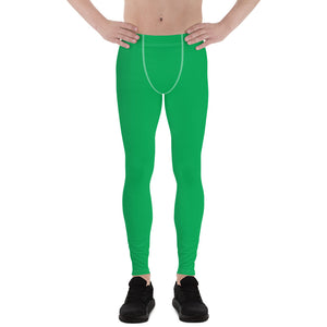 Active Lifestyle: Solid Color Leggings for His Workout - Jade
