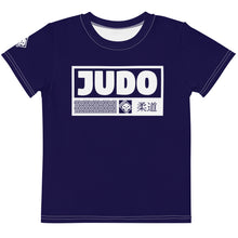 Active Wear Essential: Girl's Short Sleeve Judo Rash Guard - Midnight Blue Exclusive Girls Judo Kids Rash Guard Short Sleeve