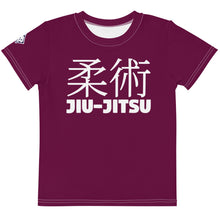 Adventure-Ready: Boy's Short Sleeve Classic Jiu-Jitsu Rash Guard - Tyrian Purple Boys Exclusive Jiu-Jitsu Kids Rash Guard Short Sleeve