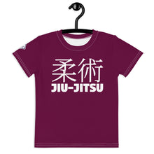 Adventure-Ready: Boy's Short Sleeve Classic Jiu-Jitsu Rash Guard - Tyrian Purple Boys Exclusive Jiu-Jitsu Kids Rash Guard Short Sleeve