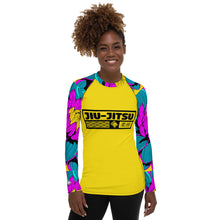 Womens Long Sleeve BJJ Rash Guard - Jiu-Jitsu 020 - Dahlia 001 Dahlia Exclusive Jiu-Jitsu Long Sleeve Rash Guard Womens