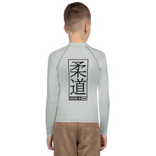 Youth Boys Long Sleeve Judo Rash Guard – Training and Competition Apparel - Smoke Boys Exclusive Judo Long Sleeve Rash Guard Youth