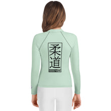 Girls Long Sleeve Judo Rash Guard – Premium Youth Martial Arts Training Shirt - Surf Crest Alt Exclusive Girls Judo Long Sleeve Rash Guard Youth