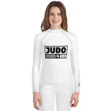 Girls Long Sleeve Judo Training Shirt – Youth Compression Rash Guard - Snow Exclusive Girls Judo Long Sleeve Rash Guard Youth