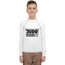Boys Long Sleeve Judo Training Shirt – Youth Compression Rash Guard - Snow Boys Exclusive Judo Long Sleeve Rash Guard Youth