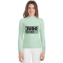 Girls Long Sleeve Judo Rash Guard – Premium Youth Martial Arts Training Shirt - Surf Crest Alt Exclusive Girls Judo Long Sleeve Rash Guard Youth