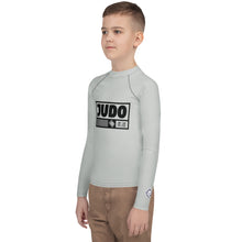 Youth Boys Long Sleeve Judo Rash Guard – Training and Competition Apparel - Smoke Boys Exclusive Judo Long Sleeve Rash Guard Youth