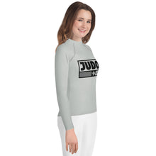 Youth Girls Long Sleeve Judo Rash Guard – Training and Competition Apparel - Smoke Exclusive Girls Judo Long Sleeve Rash Guard Youth