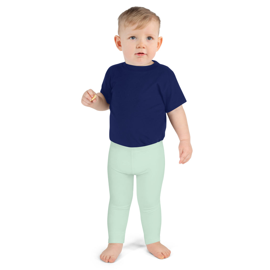 Athletic Allure: Solid Color Leggings for Boys on the Go - Surf Crest