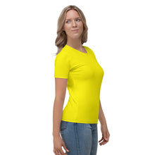 Athletic Fit Women's BJJ Rash Guard - Solid Color Short Sleeves - Golden Sun