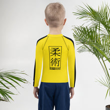 Awaken the Warrior Within: Boys' Bruce Lee Rash Guard - Jiu-Jitsu 020 Boys Bruce Lee Exclusive Jiu-Jitsu Kids Long Sleeve Rash Guard