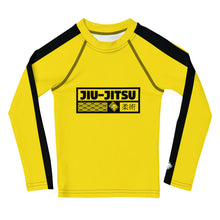 Awaken the Warrior Within: Boys' Bruce Lee Rash Guard - Jiu-Jitsu 020 Boys Bruce Lee Exclusive Jiu-Jitsu Kids Long Sleeve Rash Guard