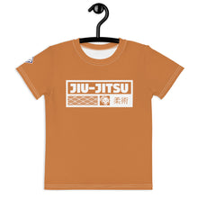 Beach Day Essential: Boy's Short Sleeve Jiu-Jitsu Rash Guard - Raw Sienna Boys Exclusive Jiu-Jitsu Kids Rash Guard Short Sleeve