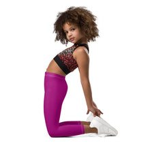 Bold and Bright: Solid Color Leggings for Active Girls - Fresh Eggplant Exclusive Girls Kids Leggings Solid Color