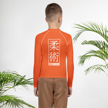Boys Brazilian Jiu-Jitsu Compression Shirt – Long Sleeve Rash Guard - Flamingo