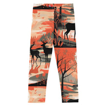 Boys' Deer Forest Athletic Leggings: Active Wear with Nature's Touch Boys Deer Forest Exclusive Kids Leggings