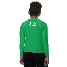Boys Jiu-Jitsu Rash Guard – Youth Long Sleeve Classic No-Gi Gear – Jade