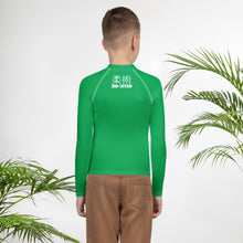Boys Jiu-Jitsu Rash Guard – Youth Long Sleeve Classic No-Gi Gear – Jade