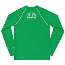 Boys Jiu-Jitsu Rash Guard – Youth Long Sleeve Classic No-Gi Gear – Jade