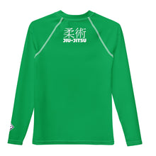 Boys Jiu-Jitsu Rash Guard – Youth Long Sleeve Classic No-Gi Gear – Jade