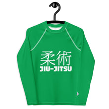 Boys Jiu-Jitsu Rash Guard – Youth Long Sleeve Classic No-Gi Gear – Jade