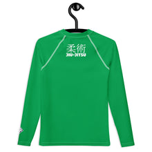 Boys Jiu-Jitsu Rash Guard – Youth Long Sleeve Classic No-Gi Gear – Jade