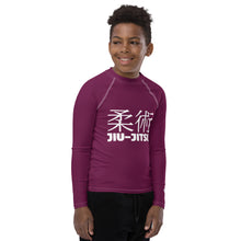 Boys Long Sleeve Classic Rash Guard – Youth Jiu-Jitsu & No-Gi Grappling Wear – Tyrian Purple