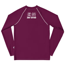 Boys Long Sleeve Classic Rash Guard – Youth Jiu-Jitsu & No-Gi Grappling Wear – Tyrian Purple