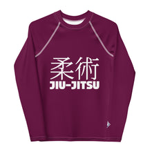 Boys Long Sleeve Classic Rash Guard – Youth Jiu-Jitsu & No-Gi Grappling Wear – Tyrian Purple