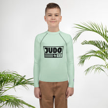 Boys Long Sleeve Judo Rash Guard – Premium Youth Martial Arts Training Shirt - Surf Crest Alt Boys Exclusive Judo Long Sleeve Rash Guard Youth