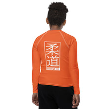 Boys Long Sleeve Judo Rash Guard – Youth Martial Arts Compression Apparel - Flamingo