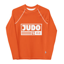 Boys Long Sleeve Judo Rash Guard – Youth Martial Arts Compression Apparel - Flamingo