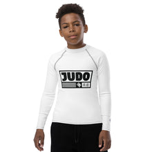 Boys Long Sleeve Judo Training Shirt – Youth Compression Rash Guard - Snow Boys Exclusive Judo Long Sleeve Rash Guard Youth