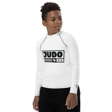 Boys Long Sleeve Judo Training Shirt – Youth Compression Rash Guard - Snow Boys Exclusive Judo Long Sleeve Rash Guard Youth