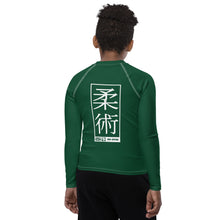 Boys Long Sleeve MMA & BJJ Rash Guard – Premium Compression Shirt - Sherwood Forest