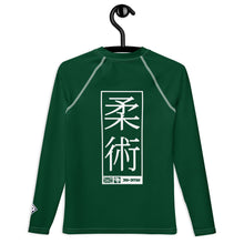 Boys Long Sleeve MMA & BJJ Rash Guard – Premium Compression Shirt - Sherwood Forest