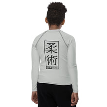 Boys Long Sleeve Rash Guard for Brazilian Jiu-Jitsu, MMA & Wrestling - Smoke