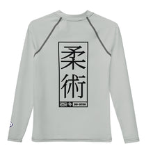 Boys Long Sleeve Rash Guard for Brazilian Jiu-Jitsu, MMA & Wrestling - Smoke