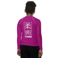 Boys Performance Rash Guard – Long Sleeve Jiu-Jitsu & Grappling Apparel - Vivid Purple