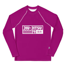 Boys Performance Rash Guard – Long Sleeve Jiu-Jitsu & Grappling Apparel - Vivid Purple