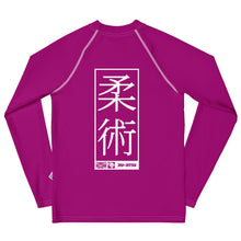Boys Performance Rash Guard – Long Sleeve Jiu-Jitsu & Grappling Apparel - Vivid Purple