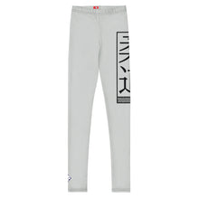 Boys Solid Color Judo Training Leggings – Youth Athletic Compression Wear - Smoke Boys Exclusive Judo Leggings Youth