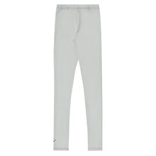 Boys Solid Color Sports Tights – Youth Workout & Training Leggings - Smoke